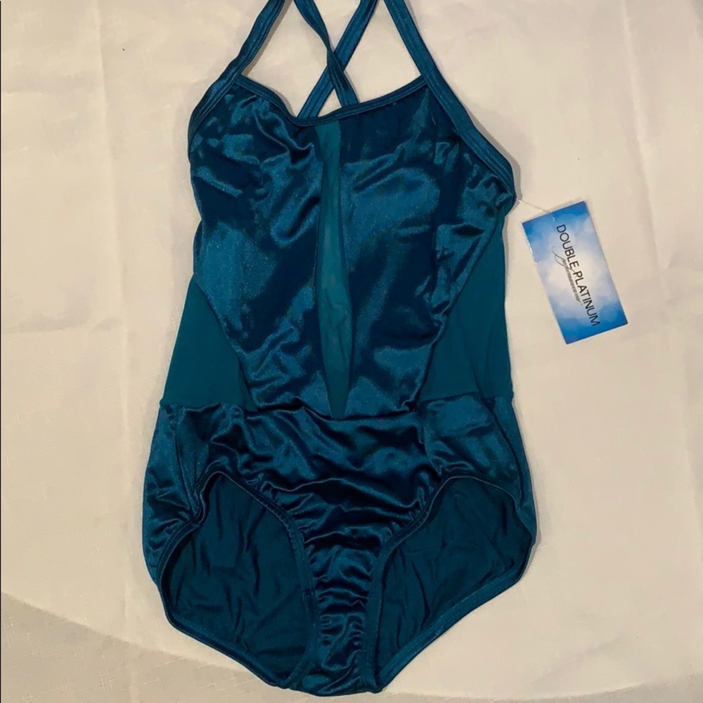 Double Platinum Performancewear Emerald Leotard